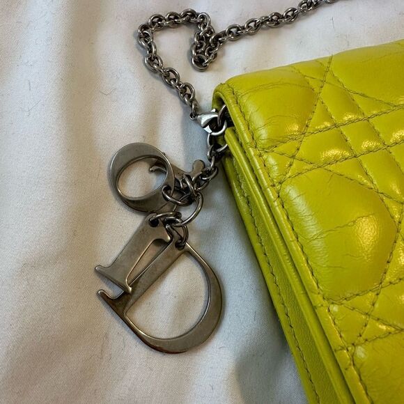 The carnage Lady Dior lamb skin pouch, - Picture 11 of 11